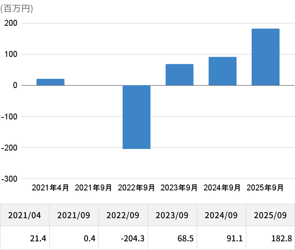 当期純利益又は当期純損失